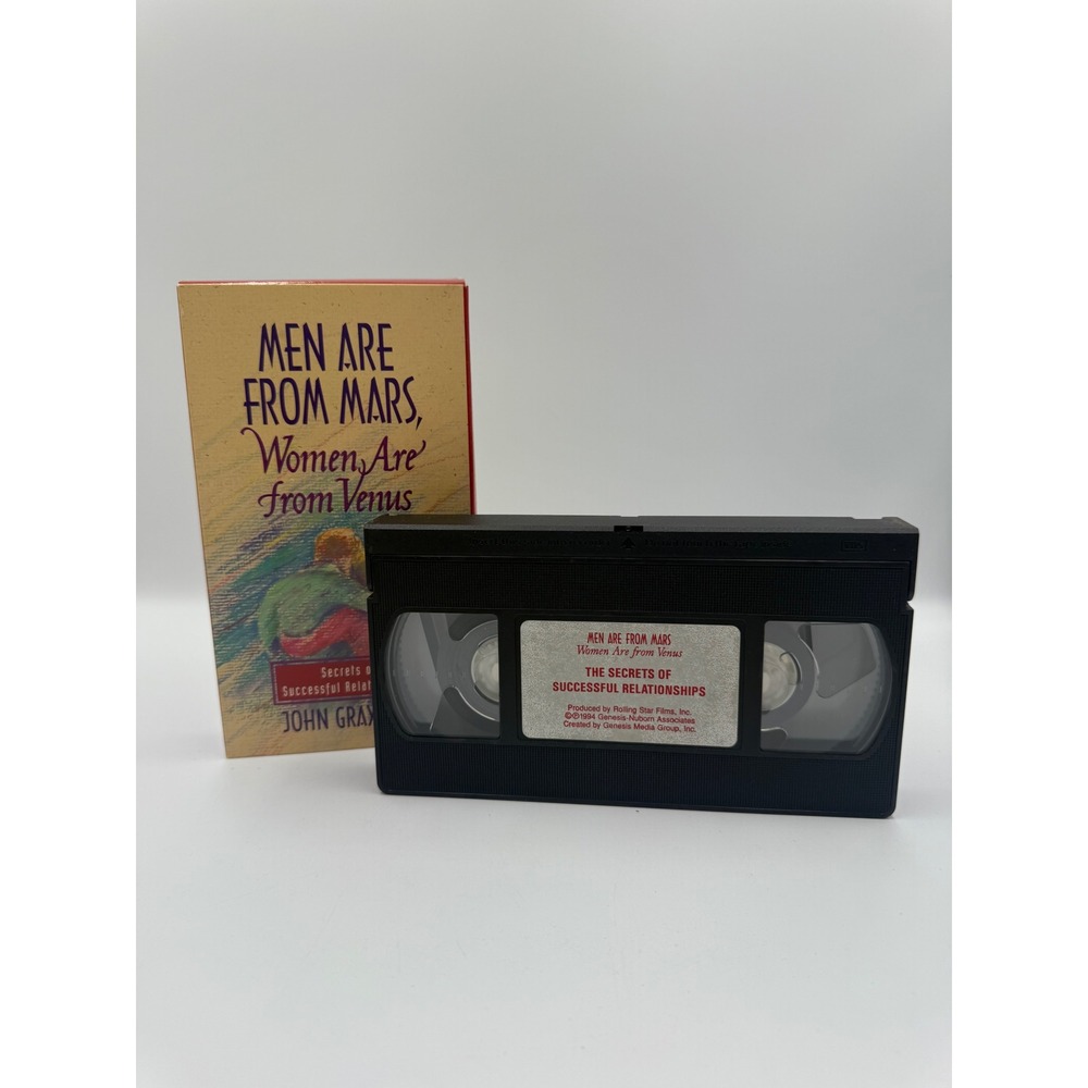 Men Are From Mars Women Are From Venus Secrets Successful Relationships VHS 1994